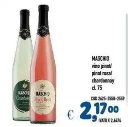 Del Prete Distribuzioni Maschio Pinot Rosa offerta
