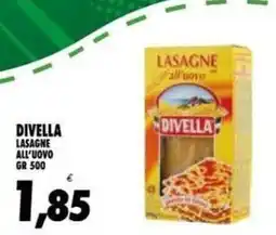 Compri Meglio Lasagne all'uovo Divella offerta
