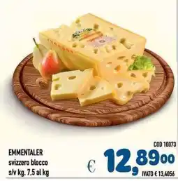 Del Prete Distribuzioni Emmentaler svizzero blocco offerta