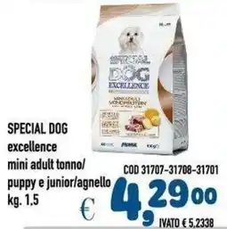 Del Prete Distribuzioni Special Dog excellence mini adult tonno offerta