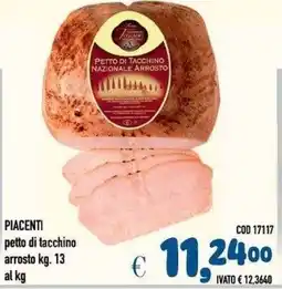 Del Prete Distribuzioni Piacenti petto di tacchino arrosto offerta