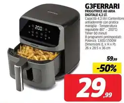 Telitaly G3Ferrari friggitrice ad aria digitale offerta