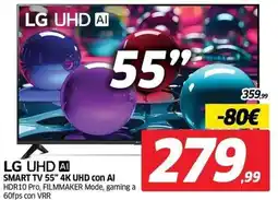 Telitaly LG UHD AI SMART TV 55" 4K UHD con AI offerta