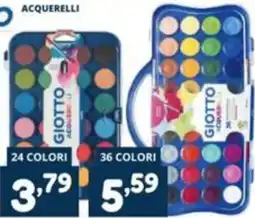 Cossuto Giotto acquerelli offerta