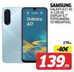 Telitaly Samsung Galaxy A17 4G offerta
