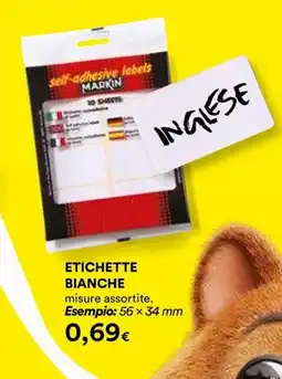 Ipercoop Etichette bianche offerta