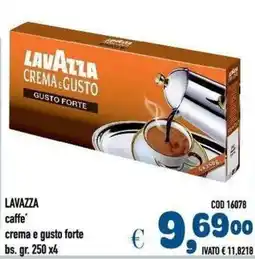 Del Prete Distribuzioni Lavazza crema e gusto forte offerta