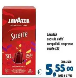 Del Prete Distribuzioni Lavazza capsule caffè compatibili nespresso suerte offerta