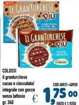 Del Prete Distribuzioni Il granturchese cacao e cioccolato Colussi offerta