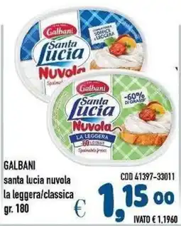 Del Prete Distribuzioni Galbani santa lucia nuvola la leggera offerta