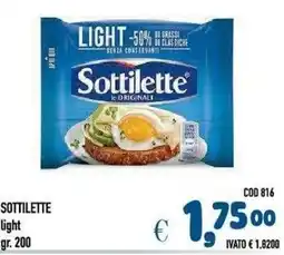 Del Prete Distribuzioni Sottilette light offerta