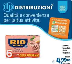 Del Prete Distribuzioni Rio mare Tonno all'Olio di Oliva offerta