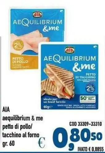 AIA aequilibrium & me petto di pollo/tacchino al forno