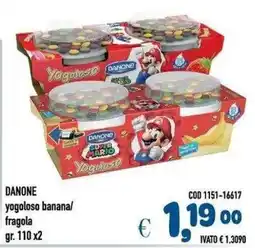 Del Prete Distribuzioni Danone yogoloso banana/fragola offerta