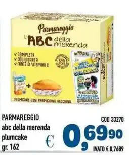 Del Prete Distribuzioni Parmareggio abc della merenda plumcake offerta