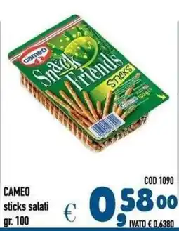 Del Prete Distribuzioni Cameo sticks salati offerta