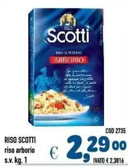 Del Prete Distribuzioni Riso Scotti riso arborio offerta