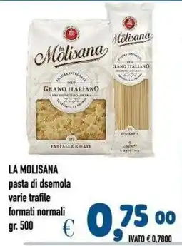 Del Prete Distribuzioni La Molisana pasta di dsemola offerta