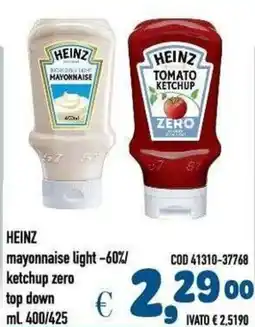 Del Prete Distribuzioni Heinz mayonnaise light offerta