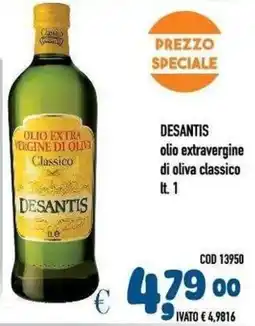 Del Prete Distribuzioni Olio extra vergine di oliva classico Desantis offerta