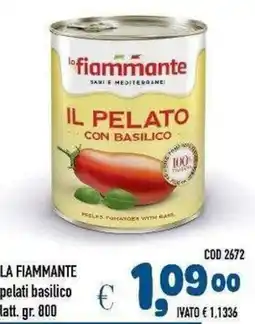 Del Prete Distribuzioni La Fiammante pelati basilico offerta