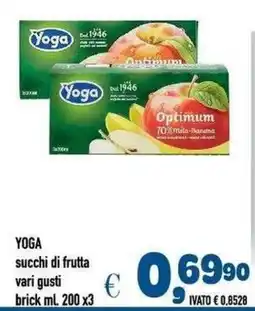 Del Prete Distribuzioni Yoga succhi di frutta vari gusti offerta