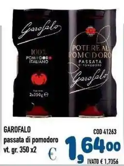 Del Prete Distribuzioni Garofalo passata di pomodoro offerta