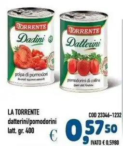 Del Prete Distribuzioni La Torrente datterini/pomodorini offerta