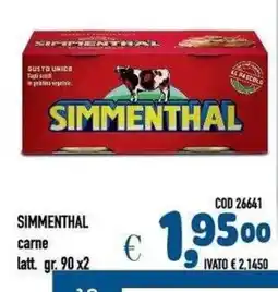 Del Prete Distribuzioni Simmenthal carne offerta
