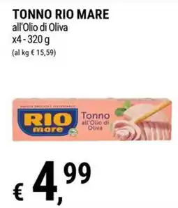 Tre Valli Supermercato Tonno Rio Mare all'Olio di Oliva offerta