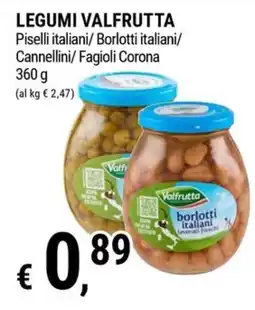 Tre Valli Supermercato Legumi Valfrutta offerta
