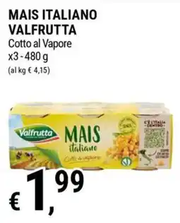 Tre Valli Supermercato Mais italiano Valfrutta offerta