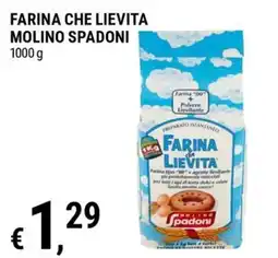 Tre Valli Supermercato Farina che lievita Molino Spadoni offerta