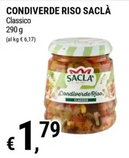 Tre Valli Supermercato Condiverde Riso Classico Sacla offerta