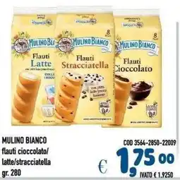 Del Prete Distribuzioni Mulino Bianco flauti cioccolato/latte/stracciatella offerta