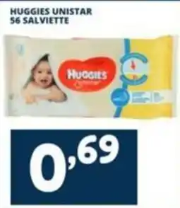 Cossuto Huggies Unistar salviette offerta