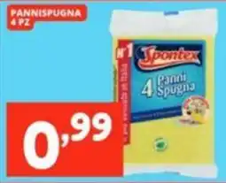 Cossuto Panni Spugna Spontex offerta