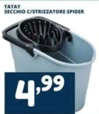Tatay secchio c/strizzatore spider