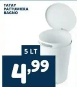Cossuto Tatay pattumiera bagno offerta