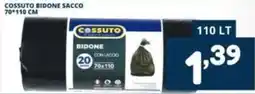 Cossuto Cossuto bidone sacco offerta