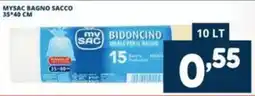 Cossuto my SAC bidoncino ideale per il bagno offerta