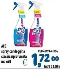 Del Prete Distribuzioni ACE spray candeggina classica offerta