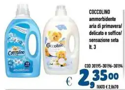 Del Prete Distribuzioni Coccolino ammorbidente offerta