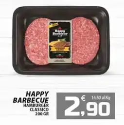 SpesaPiù Supermercati Happy Barbecue hamburger classico offerta