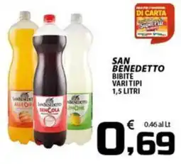 SpesaPiù Supermercati San Benedetto bibite offerta