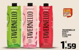 SpesaPiù Supermercati Tavernello Bianco/Rose/Rosso Brik offerta