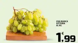 SpesaPiù Supermercati Uva bianca Vittoria offerta