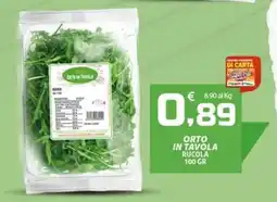 SpesaPiù Supermercati Orto in tavola rucola offerta