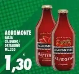 Compri Meglio Salsa ciliegino/dattarino Agromonte offerta