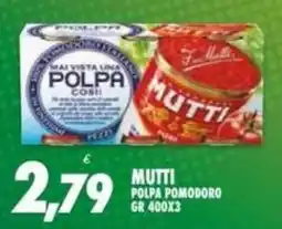 Compri Meglio Mutti polpa pomodoro offerta